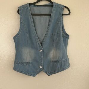 Denim vest